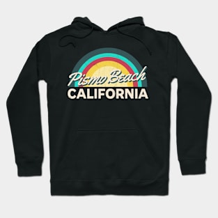 Pismo Beach California Vintage Sunset Hoodie